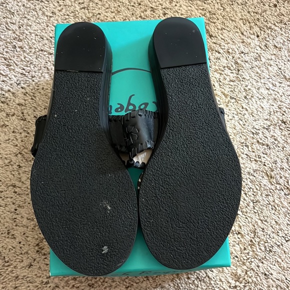 Jack Roger Demi Wedge black, size 8. Used, good condition, see pictures. - Picture 2 of 5